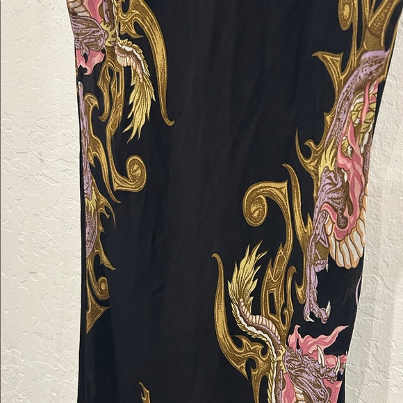 90s Vintage Betsey Johnson Tattoo Dragon Dress ASO Monica Geller Friends - Picture 4 of 5